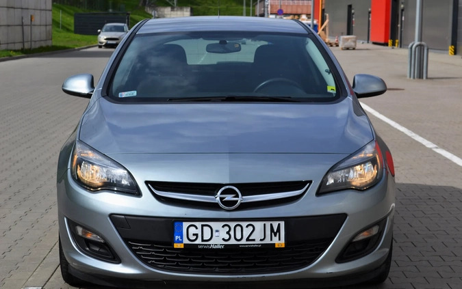 Opel Astra cena 29999 przebieg: 116000, rok produkcji 2014 z Gdańsk małe 781